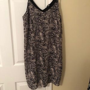 Snakeskin dress